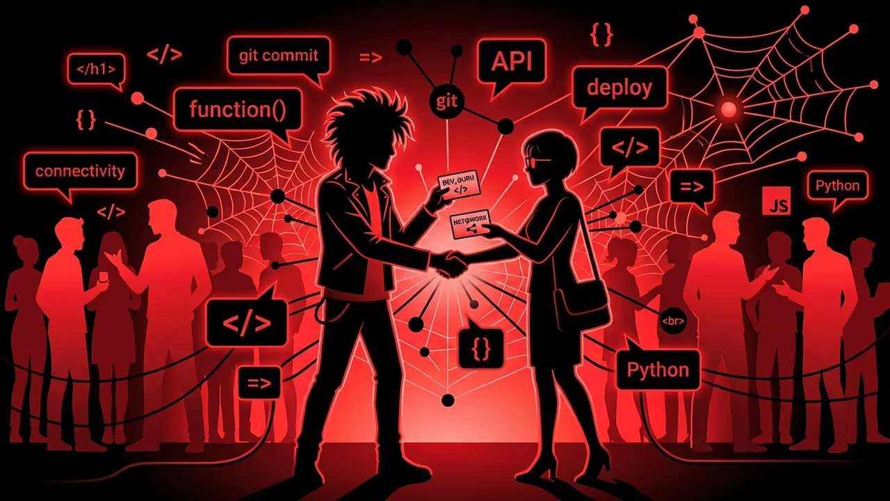 Rockstar developer networking and building professional connections