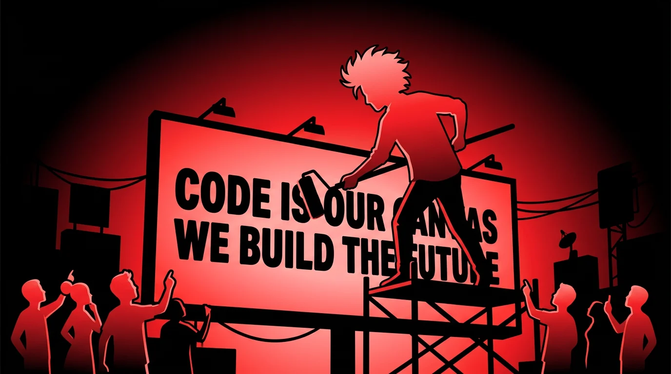 Developer crafting their personal brand statement for professional growth