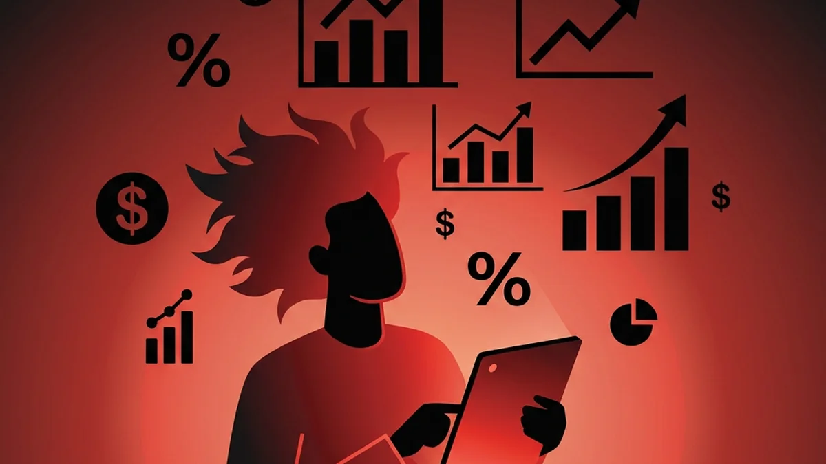 Rockstar developer analyzing salary data charts and statistics